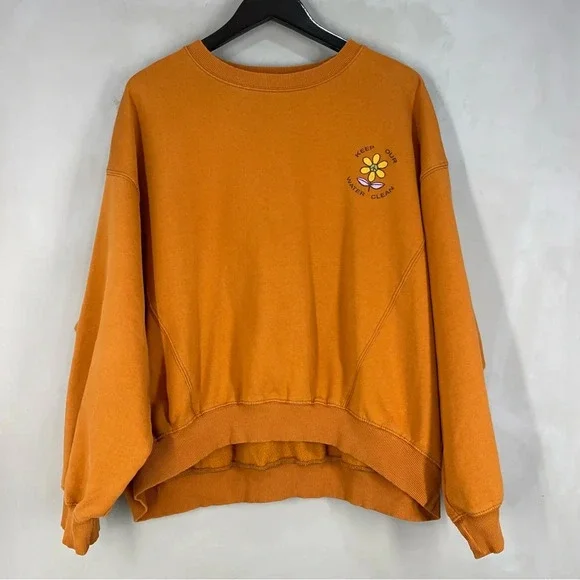 Urban Outfitters UO Don't Pollute Crew Neck Sweatshirt Medium Size - Picture 3 of 12